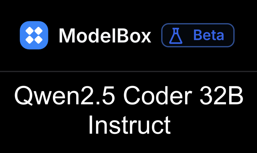 ModelBox Qwen2.5 Coder - Qwen2